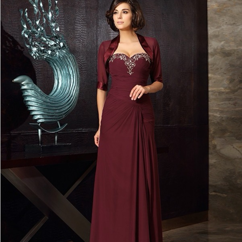 Sweetheart Beading Sleeveless Long dress